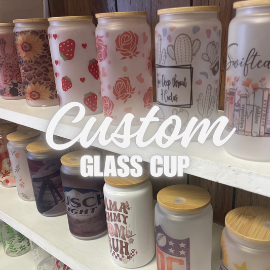 Custom Glass Cups