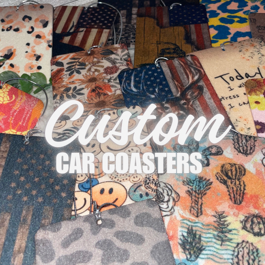 Custom Car Coasters
