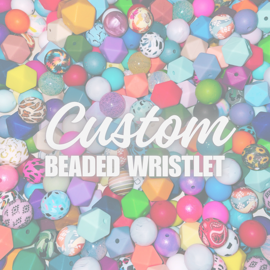 Custom Beaded Wristlet