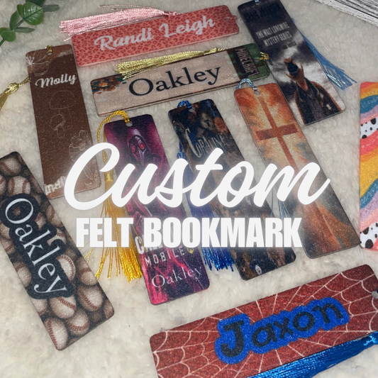Custom Felt Bookmark